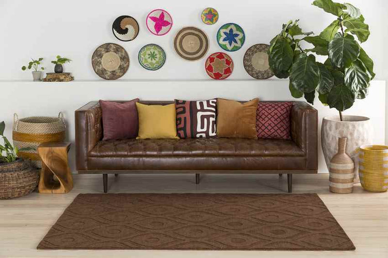 Bantam Modern Brown Area Rug