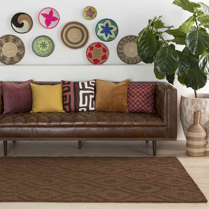 Bantam Modern Brown Area Rug