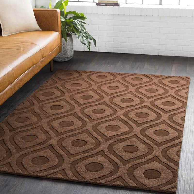 Bantam Modern Brown Area Rug