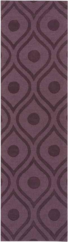 Bantam Modern Dark Purple Area Rug