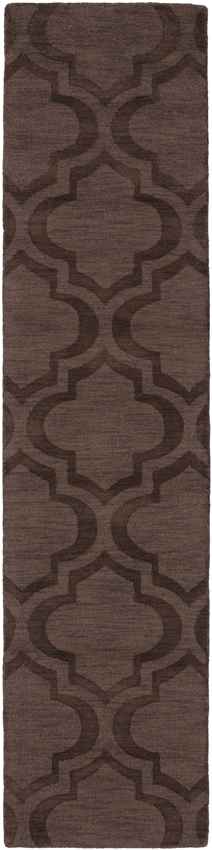 Bergerac Modern Dark Brown Area Rug