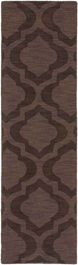 Bergerac Modern Dark Brown Area Rug