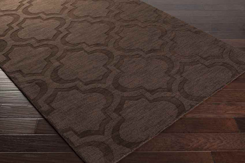 Bergerac Modern Dark Brown Area Rug