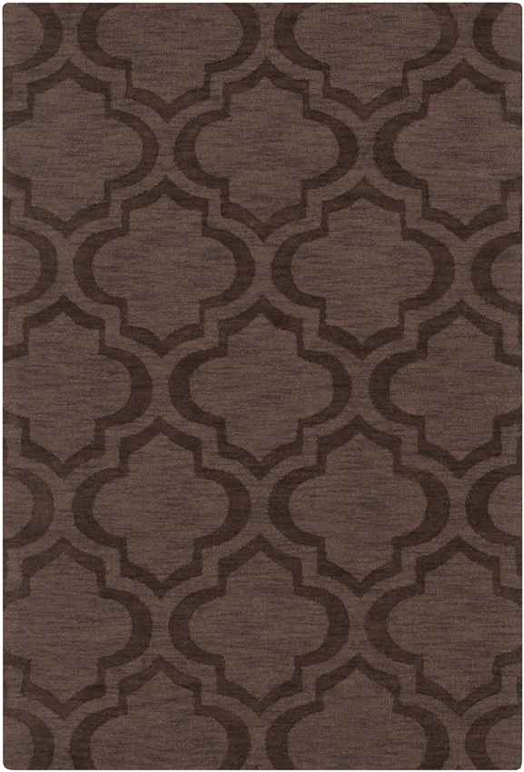 Bergerac Modern Dark Brown Area Rug