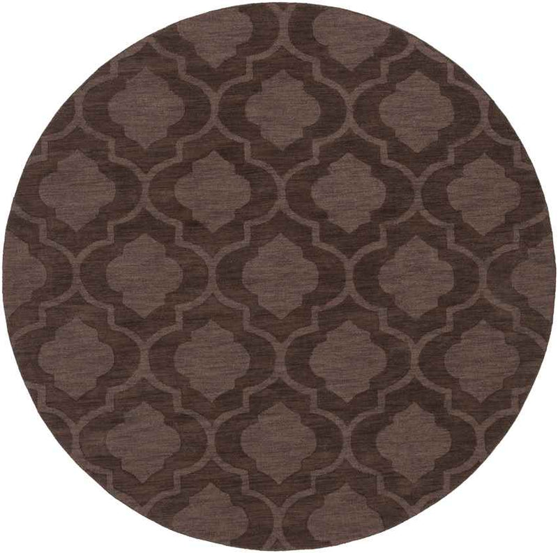 Bergerac Modern Dark Brown Area Rug