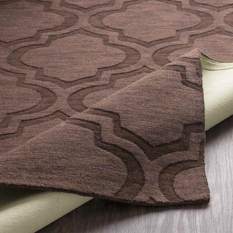 Bergerac Modern Dark Brown Area Rug