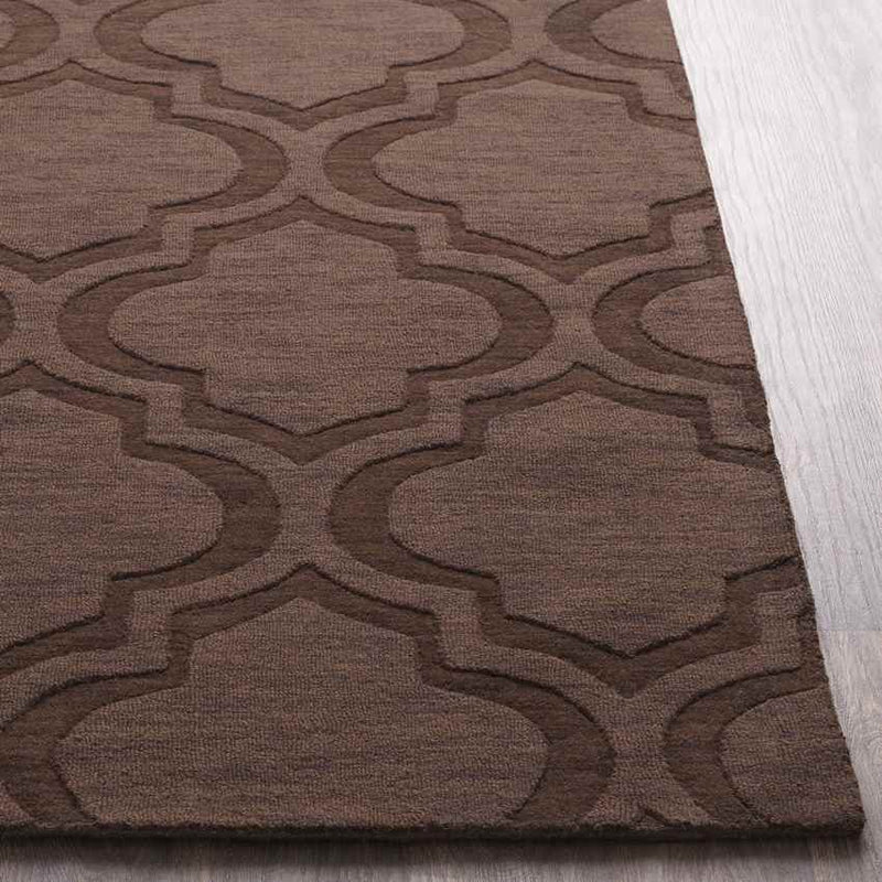 Bergerac Modern Dark Brown Area Rug