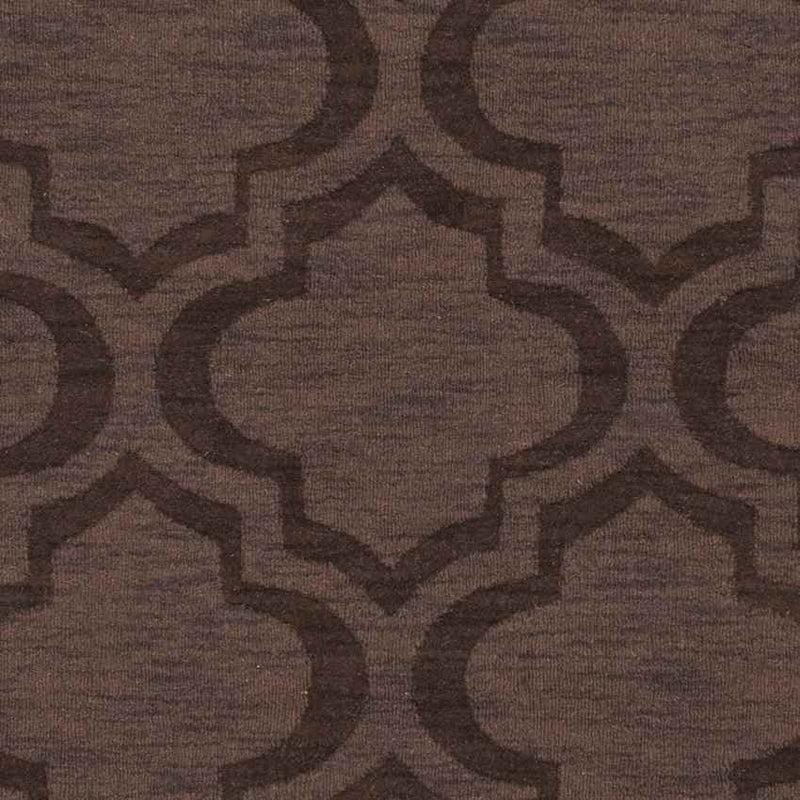 Bergerac Modern Dark Brown Area Rug