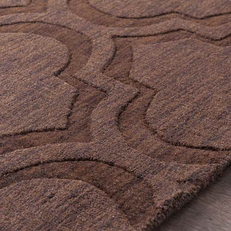 Bergerac Modern Dark Brown Area Rug