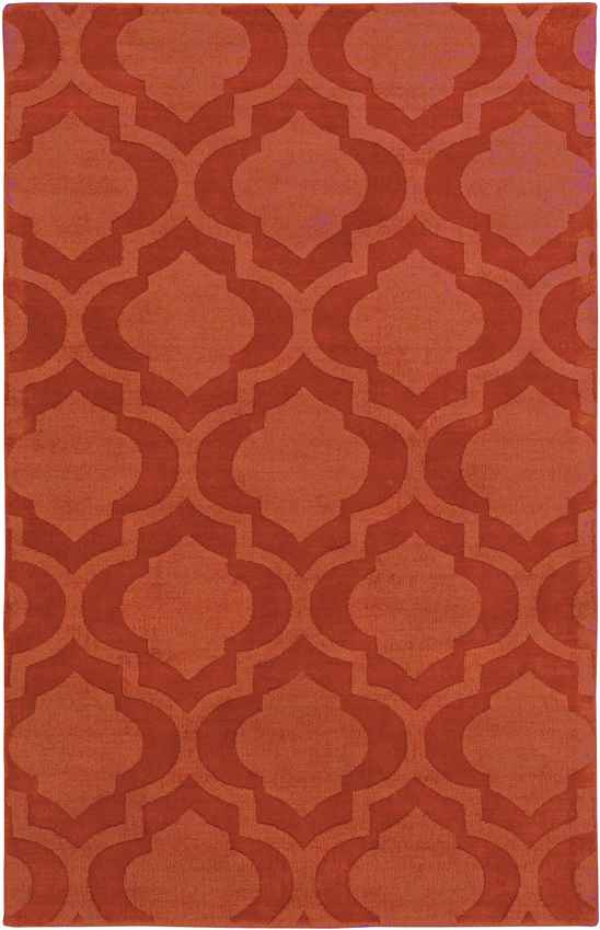 Bergerac Modern Brick Area Rug