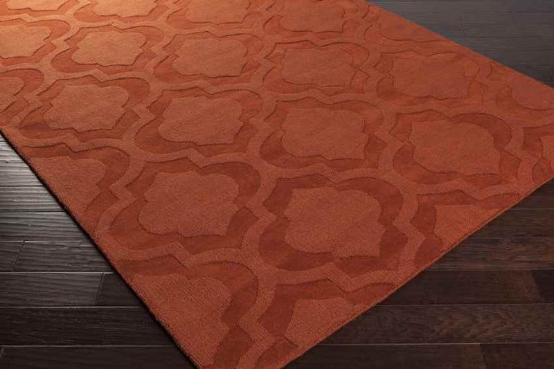 Bergerac Modern Brick Area Rug