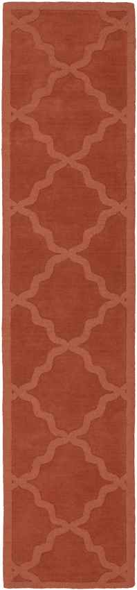 Ermont Modern Coral Red Area Rug