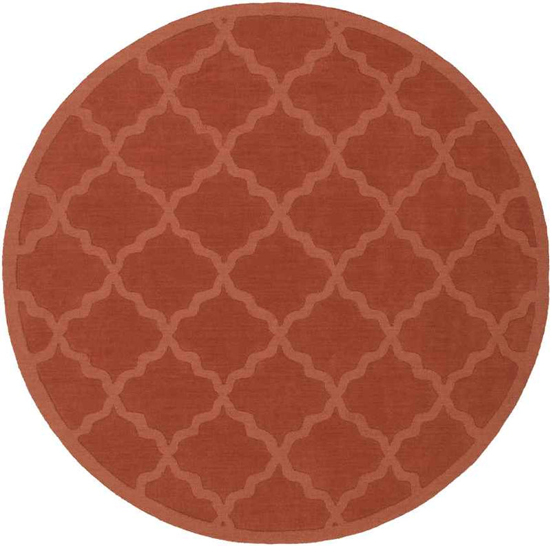 Ermont Modern Coral Red Area Rug