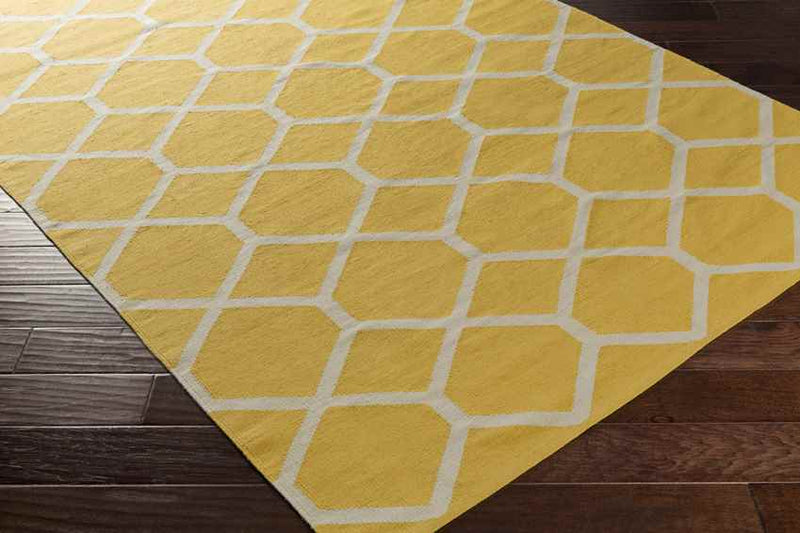 Baxley Modern Yellow/Ivory Area Rug