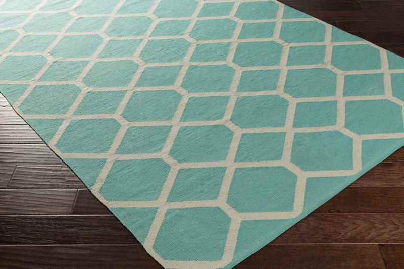 Baxley Modern Blue/Ivory Area Rug