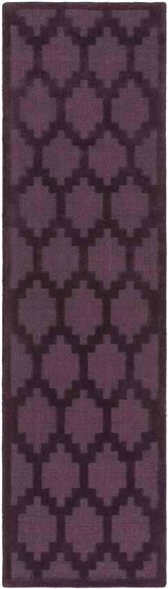 Ames Modern Dark Plum Area Rug