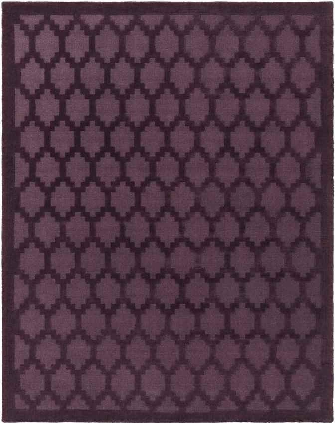 Ames Modern Dark Plum Area Rug