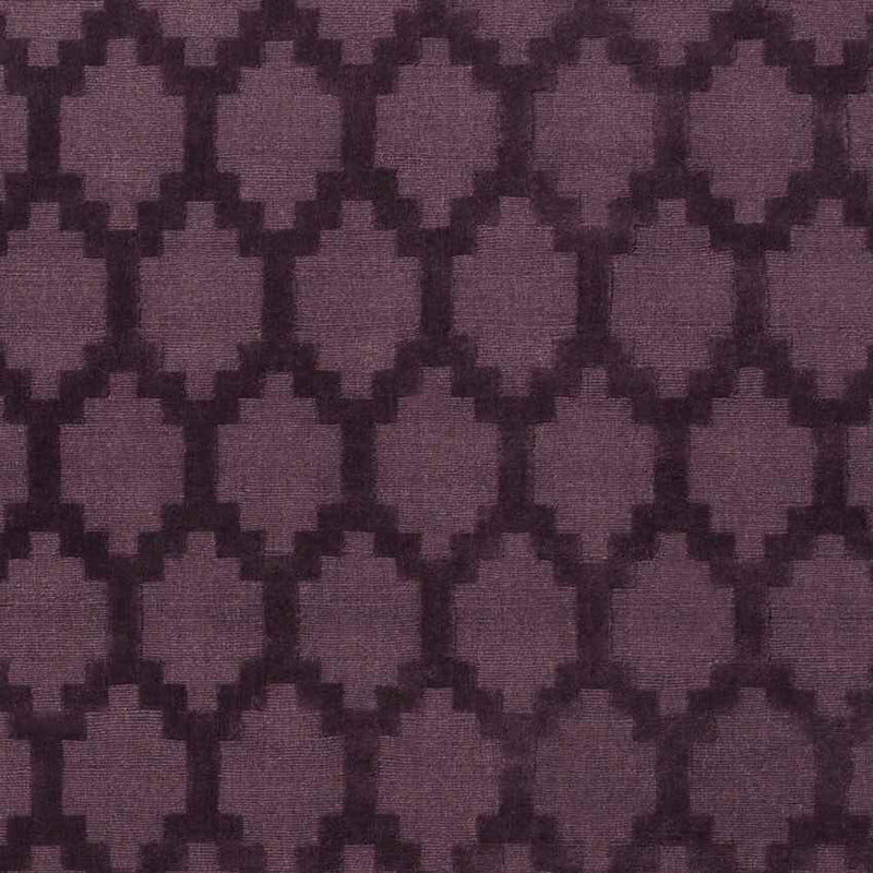 Ames Modern Dark Plum Area Rug