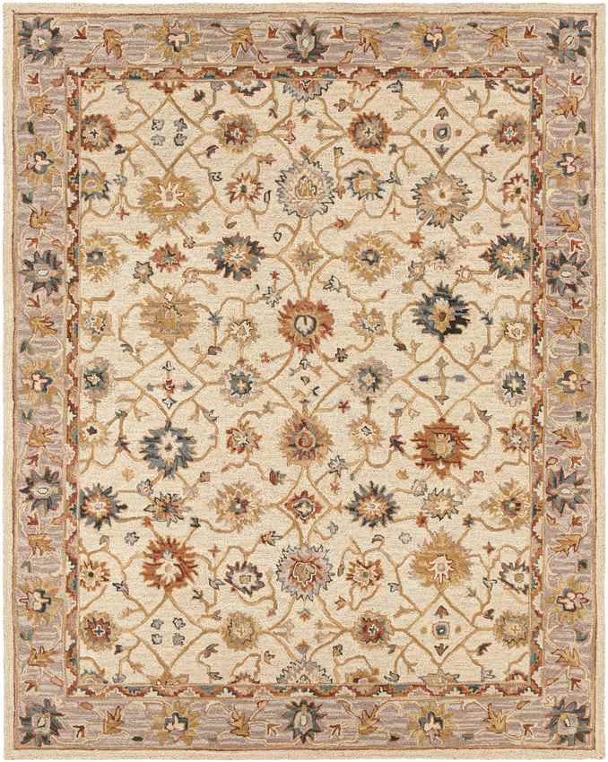 Mardi Traditional Taupe Area Rug