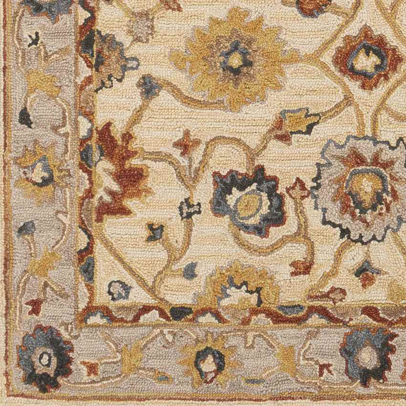 Mardi Traditional Taupe Area Rug