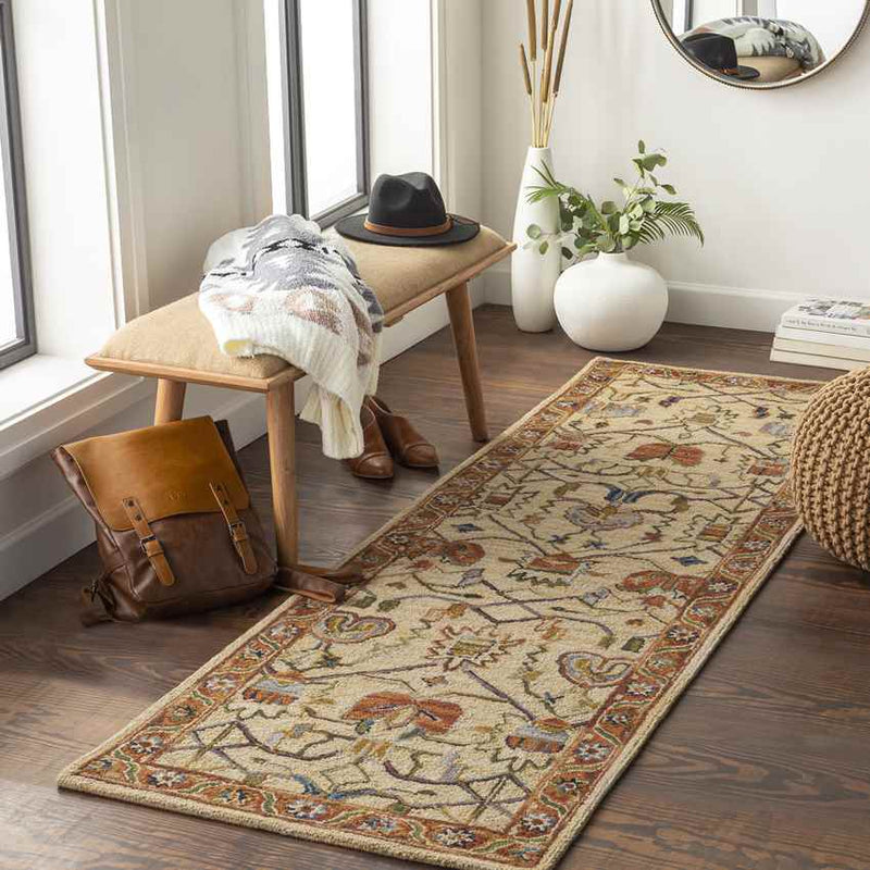 Maribel Traditional Clay Area Rug