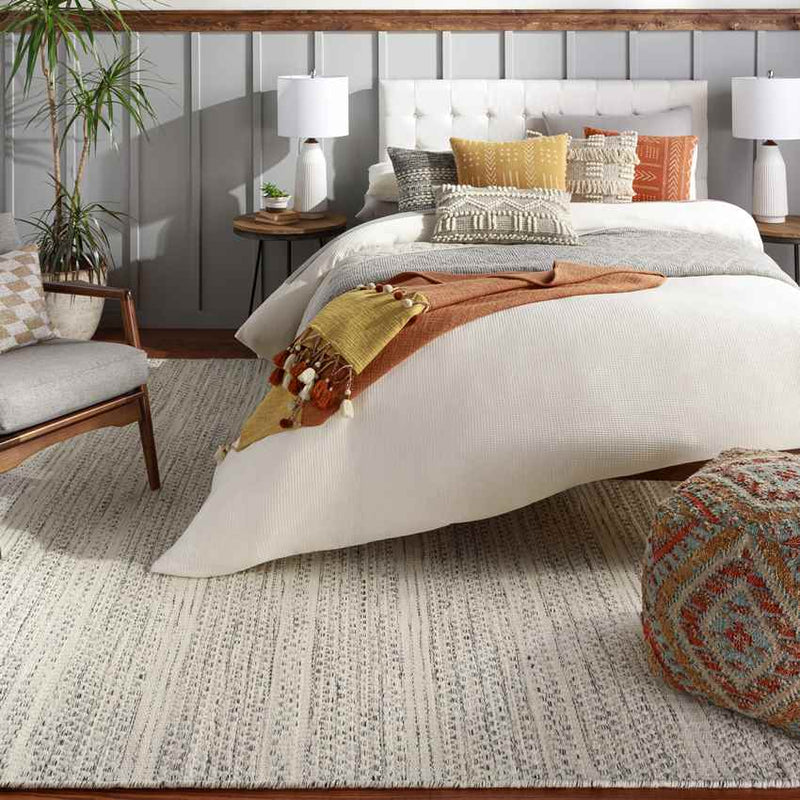 Marie Global Cream Area Rug