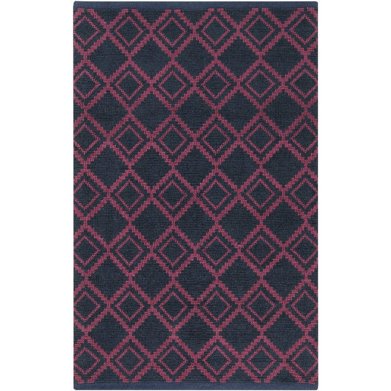 Berryville Global Black/Purple Area Rug