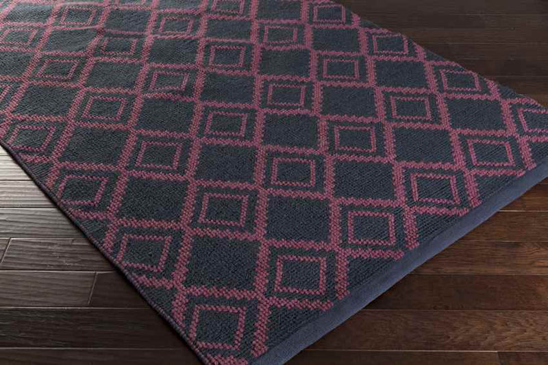 Berryville Global Black/Purple Area Rug