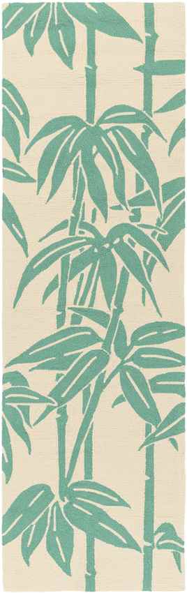 Birdsong Modern Ivory/Green Area Rug