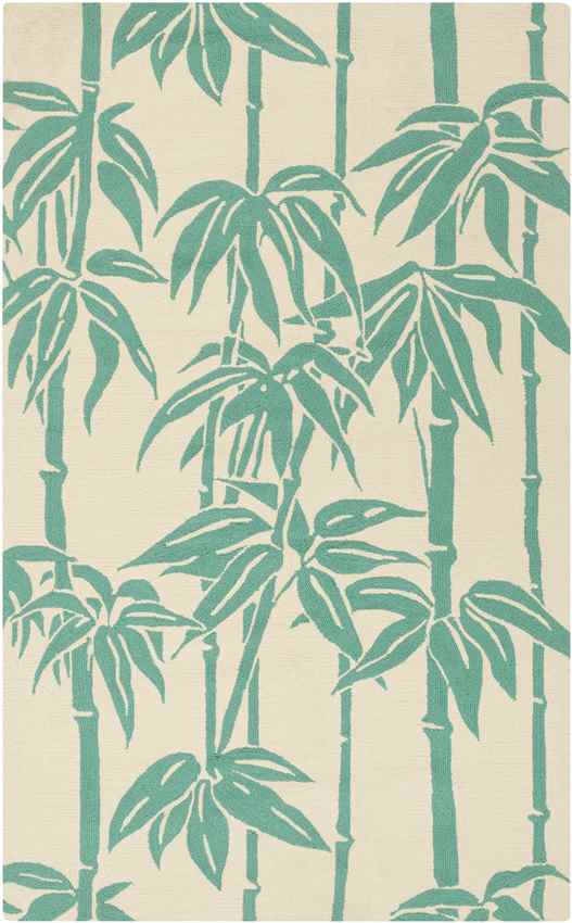 Birdsong Modern Ivory/Green Area Rug