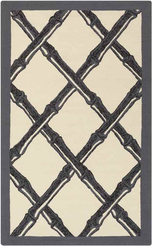 Birmingham Modern Ivory/Black Area Rug