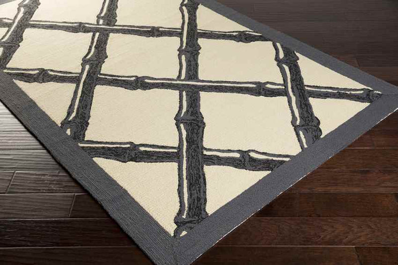 Birmingham Modern Ivory/Black Area Rug