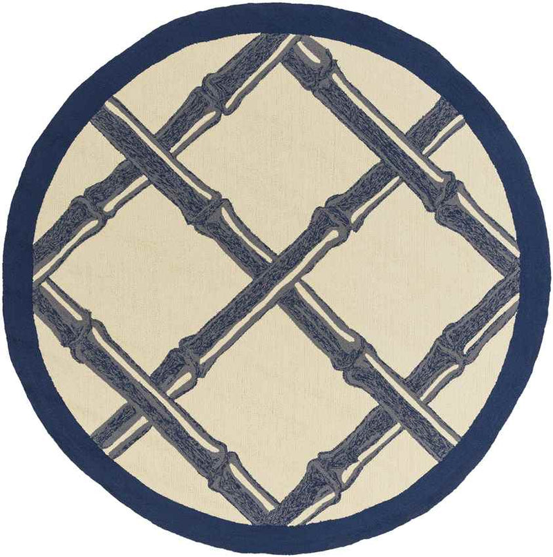 Birmingham Modern Cobalt/Ivory Area Rug