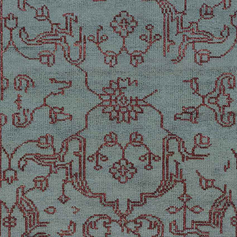 Boligee Traditional Teal Area Rug