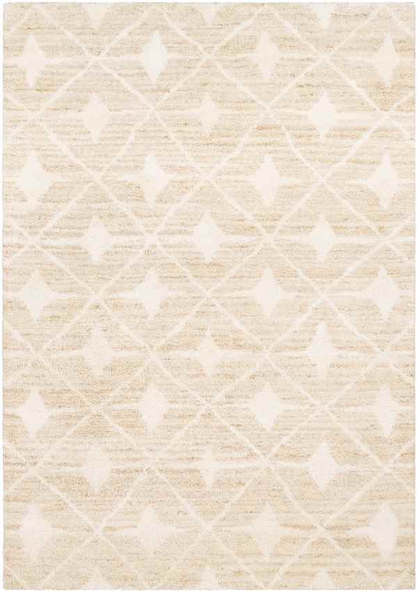 Mauve Global Cream Area Rug