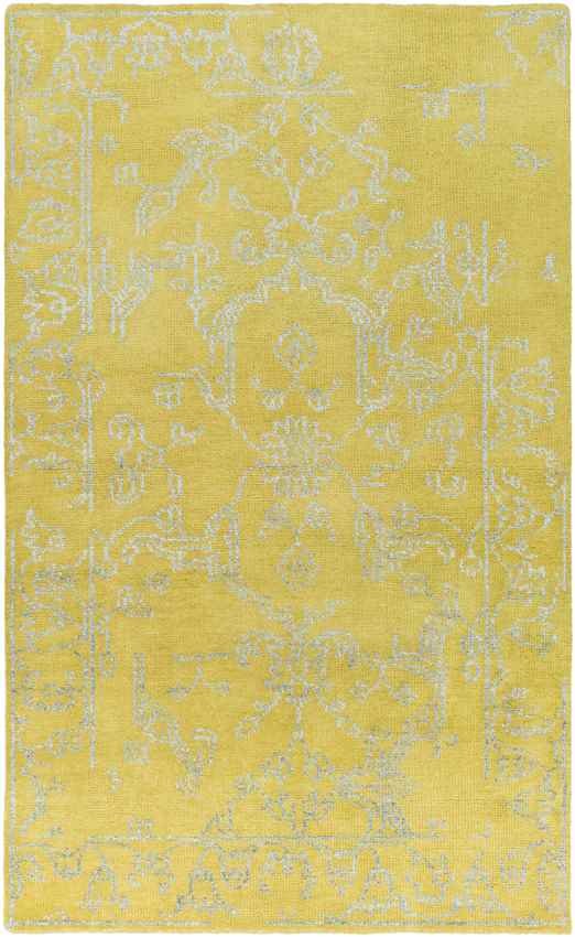 Boligee Traditional Yellow Area Rug