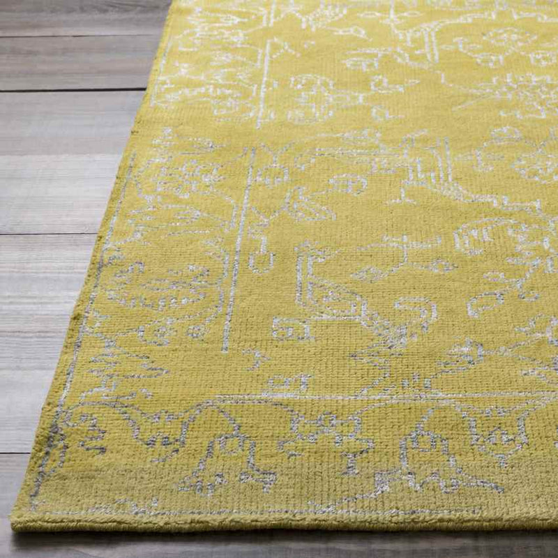 Boligee Traditional Yellow Area Rug