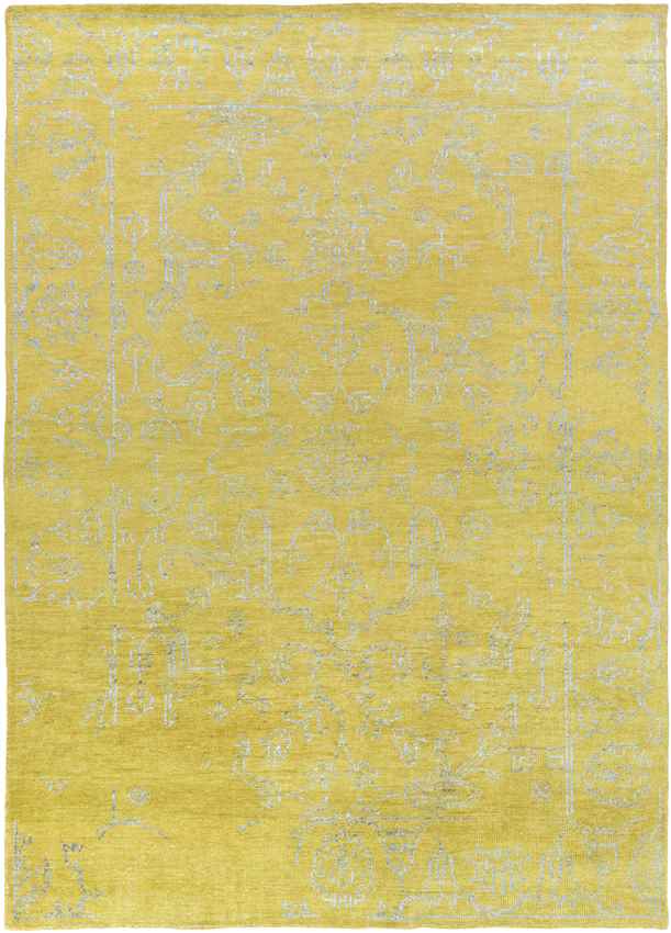 Boligee Traditional Yellow Area Rug