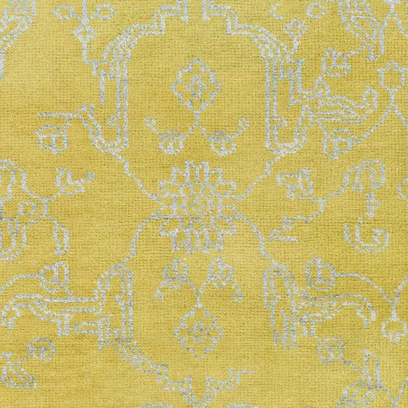 Boligee Traditional Yellow Area Rug