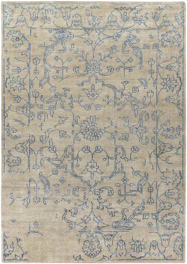 Boligee Traditional Slate/Beige Area Rug