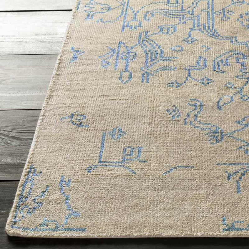 Boligee Traditional Slate/Beige Area Rug