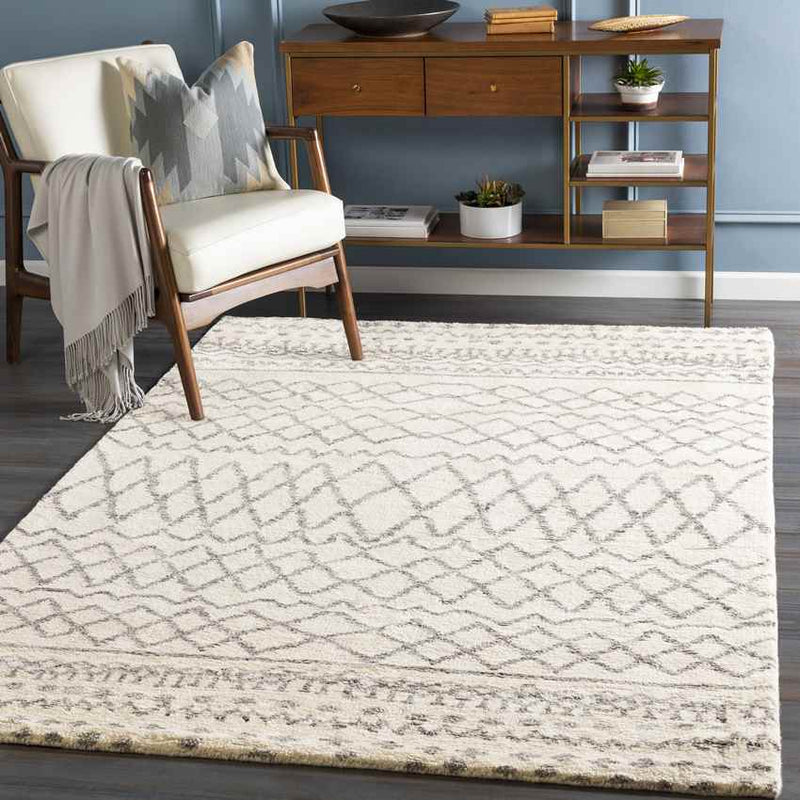 Mavis Global Cream Area Rug