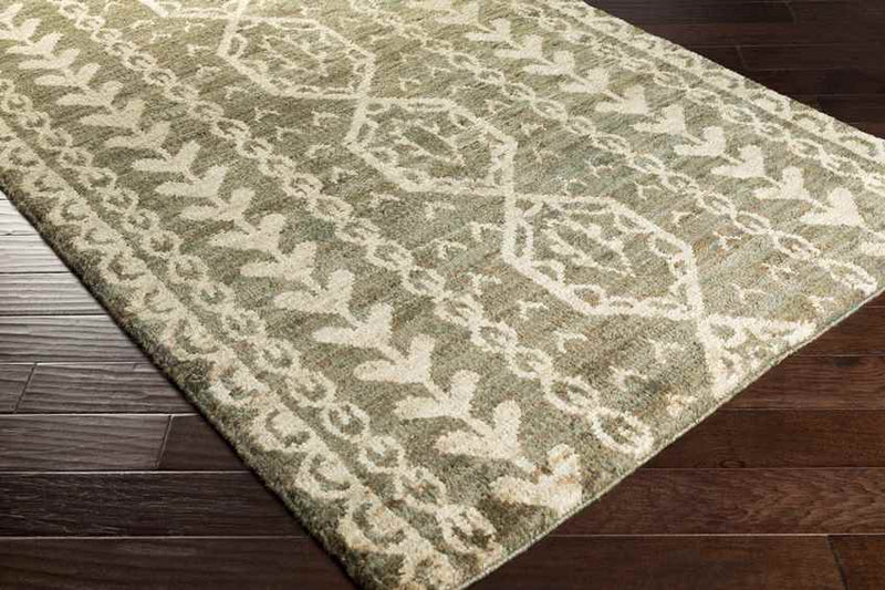 Larrimore Global Dark Green Area Rug