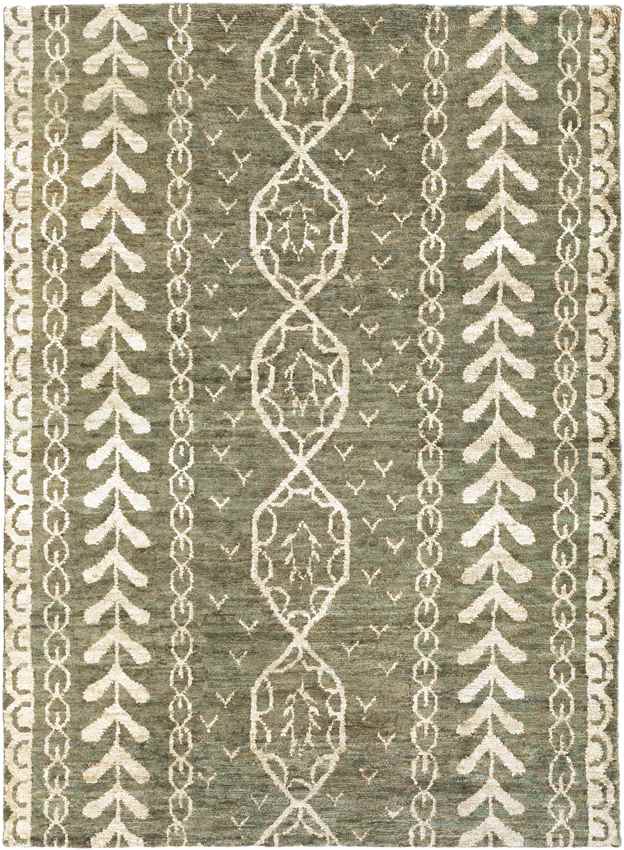 Larrimore Global Dark Green Area Rug