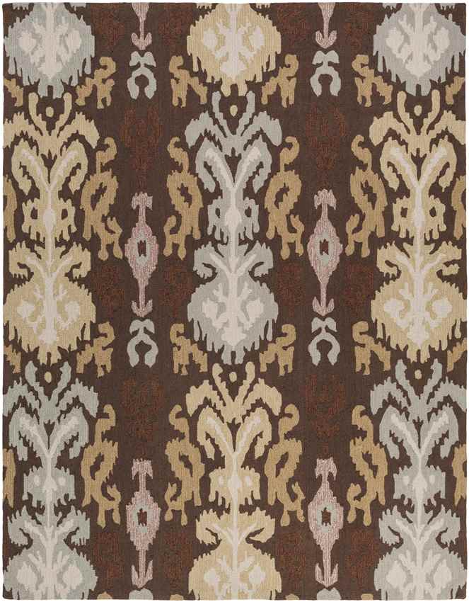 Brea Global Dark Brown/Wheat Area Rug