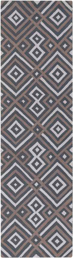 Brewton Modern Teal Aqua/Gray Area Rug