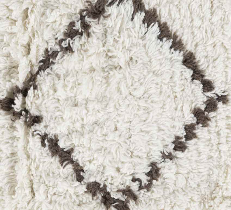 Merla Global Dark Brown Area Rug