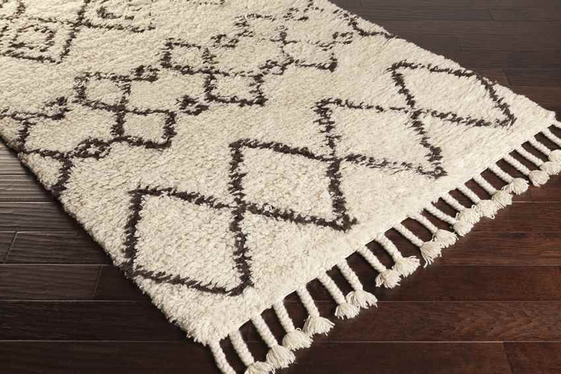 Merle Global Dark Brown Area Rug