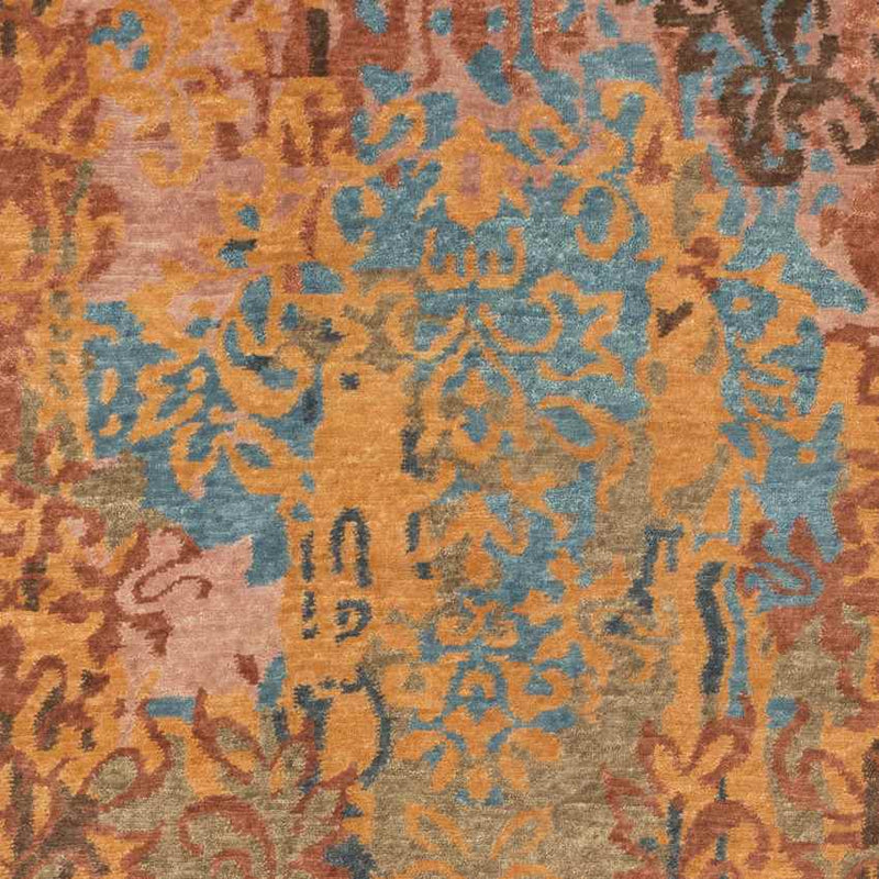 Bronwood Modern Rust/Mocha Area Rug