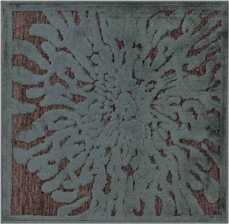 Broxton Cottage Mushroom/Teal Area Rug